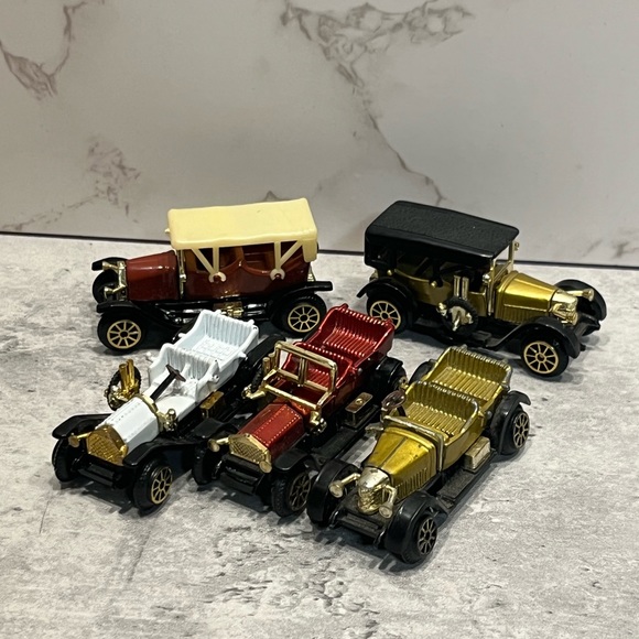 Set of 5 Vintage Classic Diecast Toy Cars Hong Kong and Macau - Picture 16 of 16